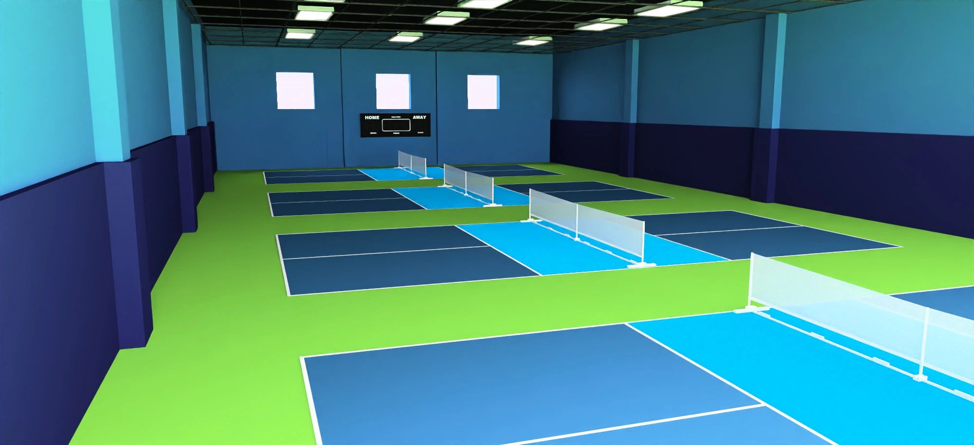 Bergen Pickleball Zone Pickleball, Indoor Courts